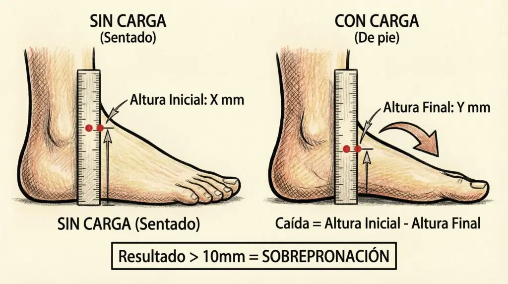 Test de caída del navicular